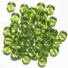 50 8x3mm Transparent Olive Flat Disk Beads